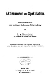 Aktienwesen Und Spekulation