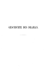 Geschichte Des Dramas,
