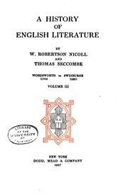 A History Of English Literature
