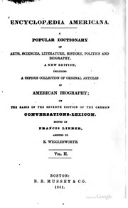 Encyclopædia Americana; a popular dictionary of arts, sciences, literature, history, politics and biography