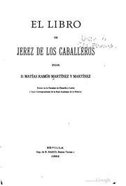 El libro de Jerez de los Caballeros