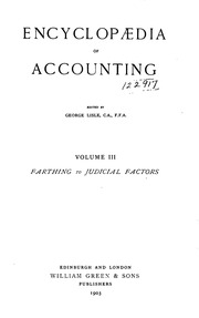 Encyclopædia of accounting