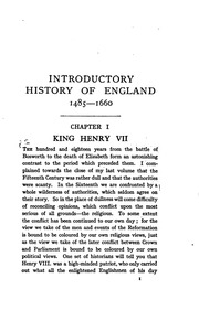 An Introductory History Of England