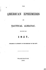 The American Ephemeris And Nautical Almanac. (1855-1980)
