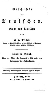 Geschichte Der Teutschen. Nach Den Quellen