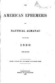 The American Ephemeris And Nautical Almanac. (1855-1980)