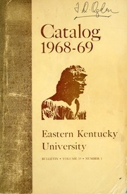 Catalog, 1968-69