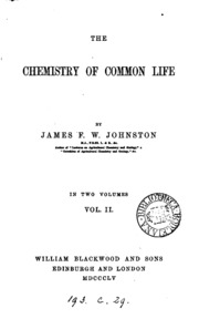 The Chemistry Of Common Life
