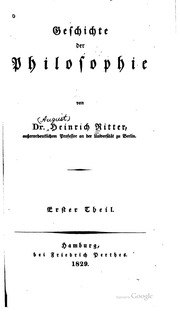 Geschichte der Philosophie