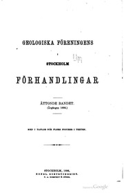 Geologiska föreningens i Stockholm förhandlingar
