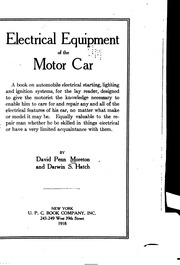 Electrical Equipment Of The Motor Car
