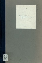 Dichtungen der Trobadors; auf Grund altprovenzalischer Handschriften teils zum ersten Male kritisch hrsg. teils berichtigt und ergänzt