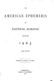 The American Ephemeris And Nautical Almanac. (1855-1980)