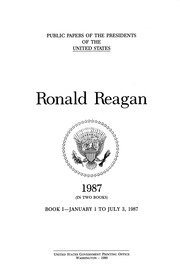 Ronald Reagan [electronic Resource] : 1987 (in Two Books)
