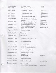 Sermons Preached By The Rev. Raymond Shaheen, D.d. (1975)