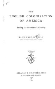 The English Colonization Of America During The Seventeenth Century