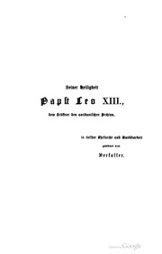 Geschichte der Päpste seit dem Ausgang des Mittelalters Bd. 9. Geschichte d. Päpst im Zeitalter d. kathol. Reformation u. Restauration : Gregor XIII. ; (1572-1585)