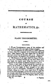 A Course Of Mathematics: In Three Volumes : Composed For The Use Of The Royal Military Academy ...