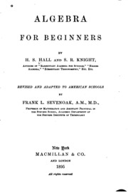Algebra For Beginners