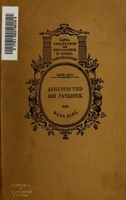 Augustin Und Die Patristik