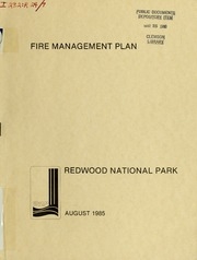 Fire Management Plan: Redwood National Park