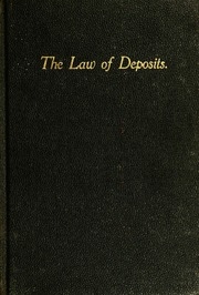 The Law Of Deposits