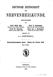 Deutsche Zeitschrift für Nervenheilkunde
