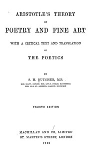 Aristotle's Theory Of Poetry And Fine Art