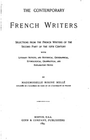 الكتاب الفرنسيون المعاصرون.