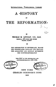 A History Of The Reformation