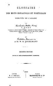Glossaire des mots espagnols et portugais dérivés de l'arabe