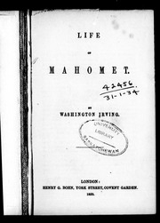Life Of Mahomet