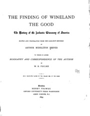 The Finding Of Wineland The Good: History Of The Icelandic Discovery Of America