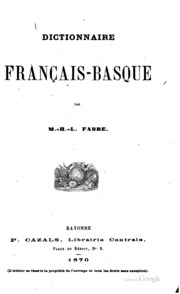 Dictionnaire français-basque