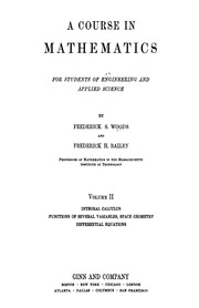 دورة في الرياضيات الجزء الثاني لطلبة الهندسة والعلوم التطبيقية
