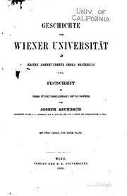 Geschichte der Wiener Universität ...