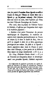 Gargantua Dans Les Traditions Populaires