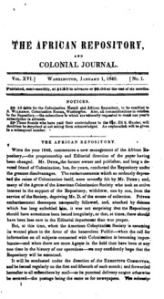 The African Repository