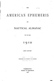 The American Ephemeris And Nautical Almanac. (1855-1980)
