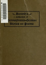 Aurand's Collection Of Pennsylvania German Stories And Poems