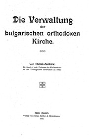 Die Verwaltung Der Bulgarischen Orthodoxen Kirche