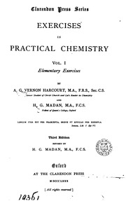 Exercises In Practical Chemistry
