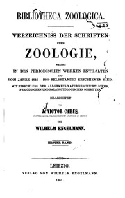 Bibliotheca Zoologica [i]