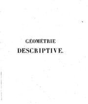 Géométrie descriptive