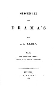 Geschichte Des Dramas,