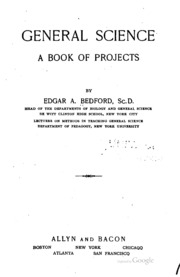 General Science : A Book Of Projects