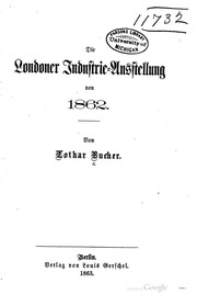 Die Londoner Industrie-ausstellung Von 1862