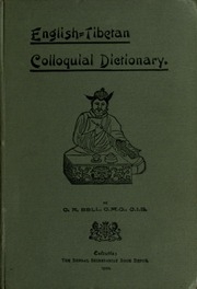 English-tibetan Colloquial Dictionary