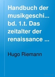 Handbuch Der Musikgeschichte