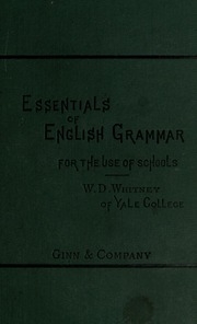 Essentials Of English Grammar (1877)